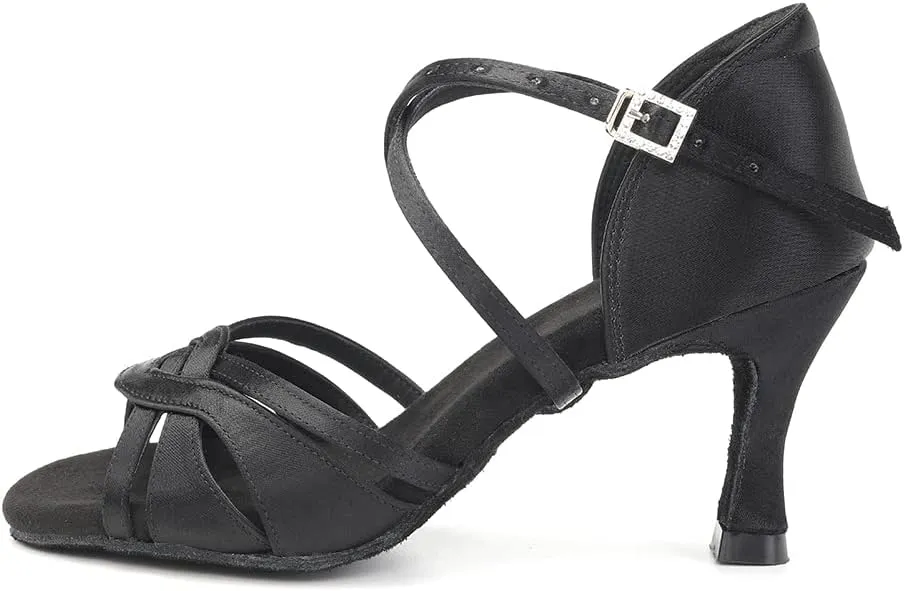 SWDZM Women Latin Ballroom Practice Dance Shoes Tango Salsa Professional Practice Dance Shoes