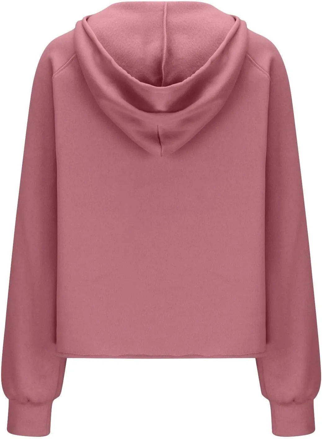 Sweatshirt For Women 1/2 Zipper Long Sleeve Crop Sweatshirts Loose Casual Fashion Y2K Clothes with Pocket