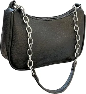 SweatyRocks Women's Vintage Shoulder Bag Top Handle Leather Purses with Zipper Closure