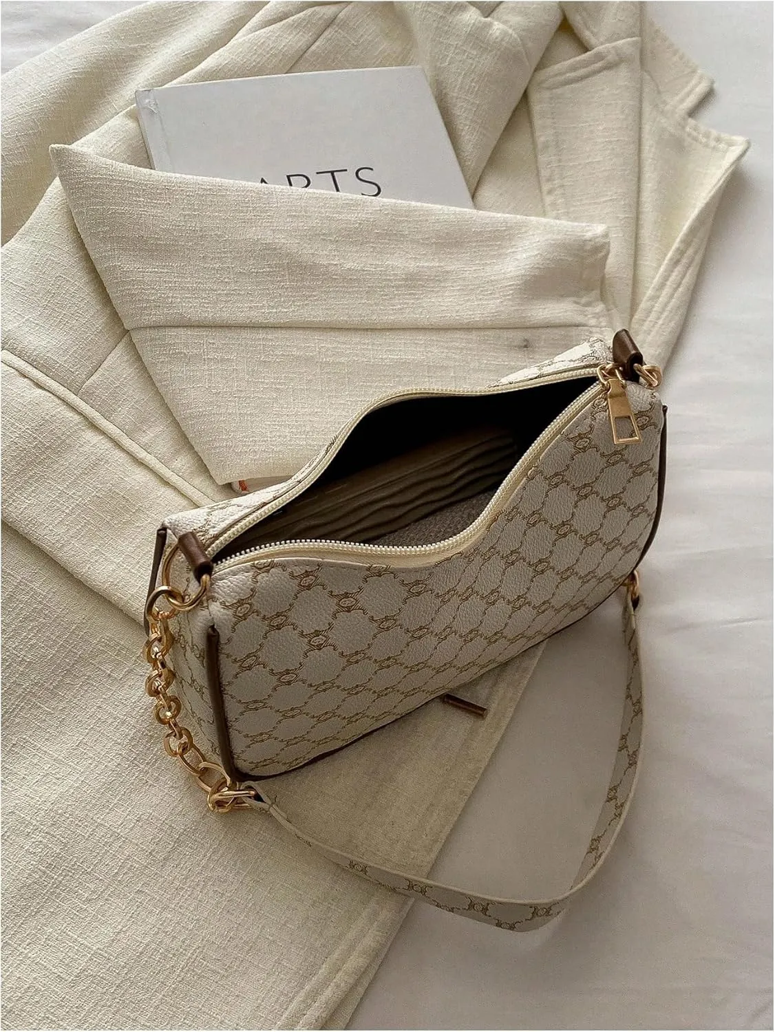 SweatyRocks Women's Vintage Shoulder Bag Top Handle Leather Purses with Zipper Closure