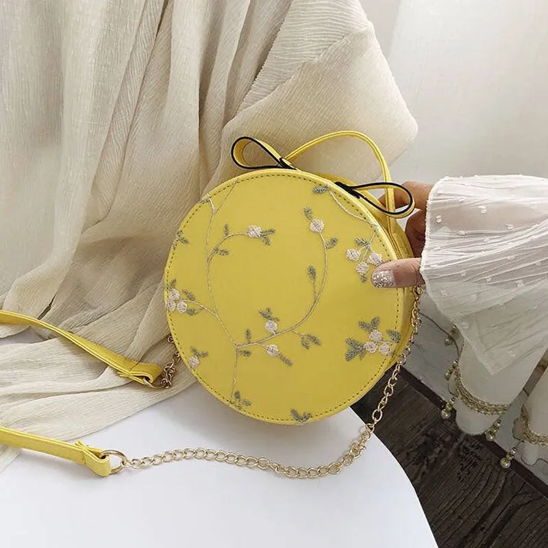 Sweet Lace Round Handbags