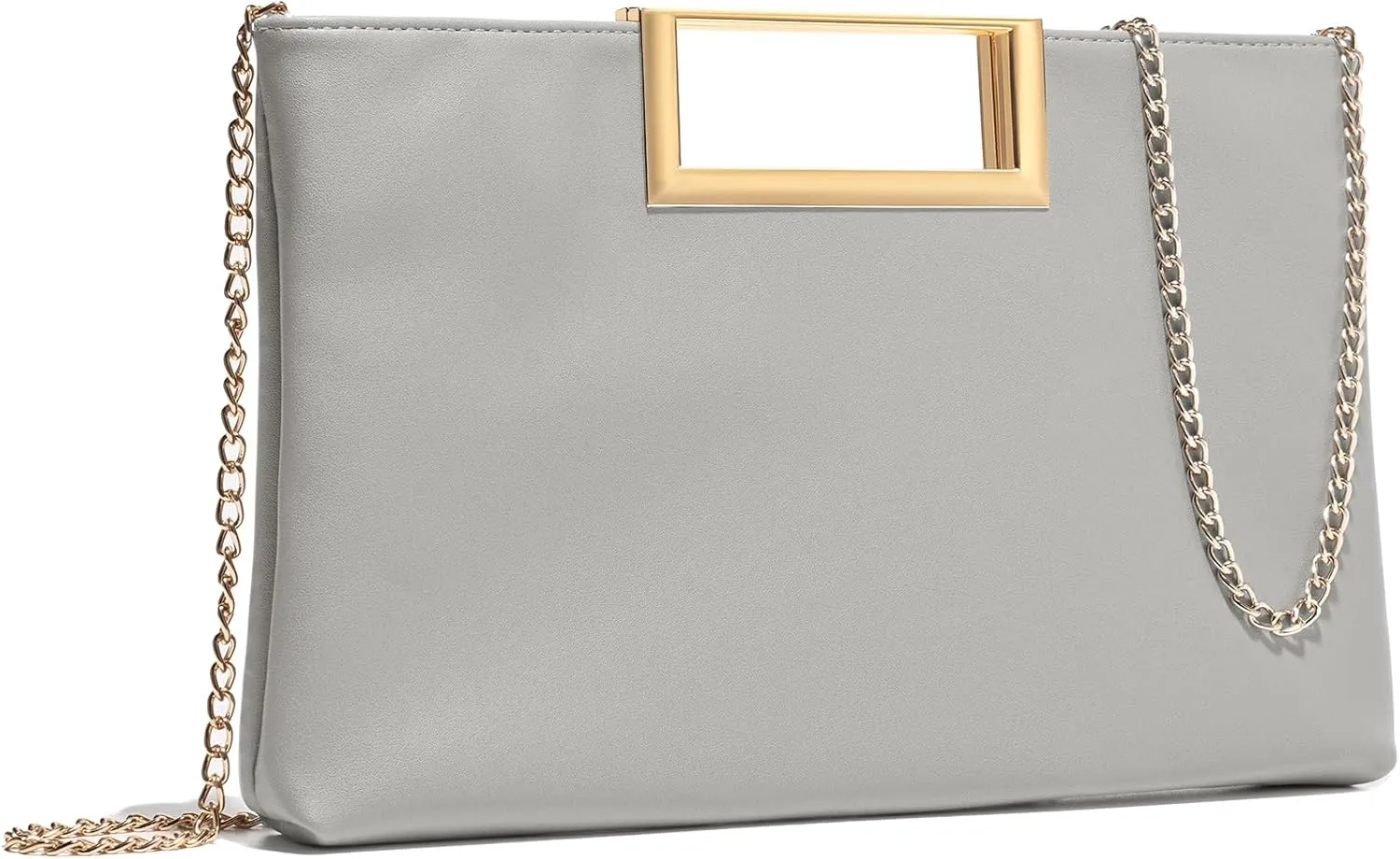 SWEETV Clutch Purses for Women Evening Formal, Fashion PU Leather Purse for Prom, Cocktail, and Wedding,Nina