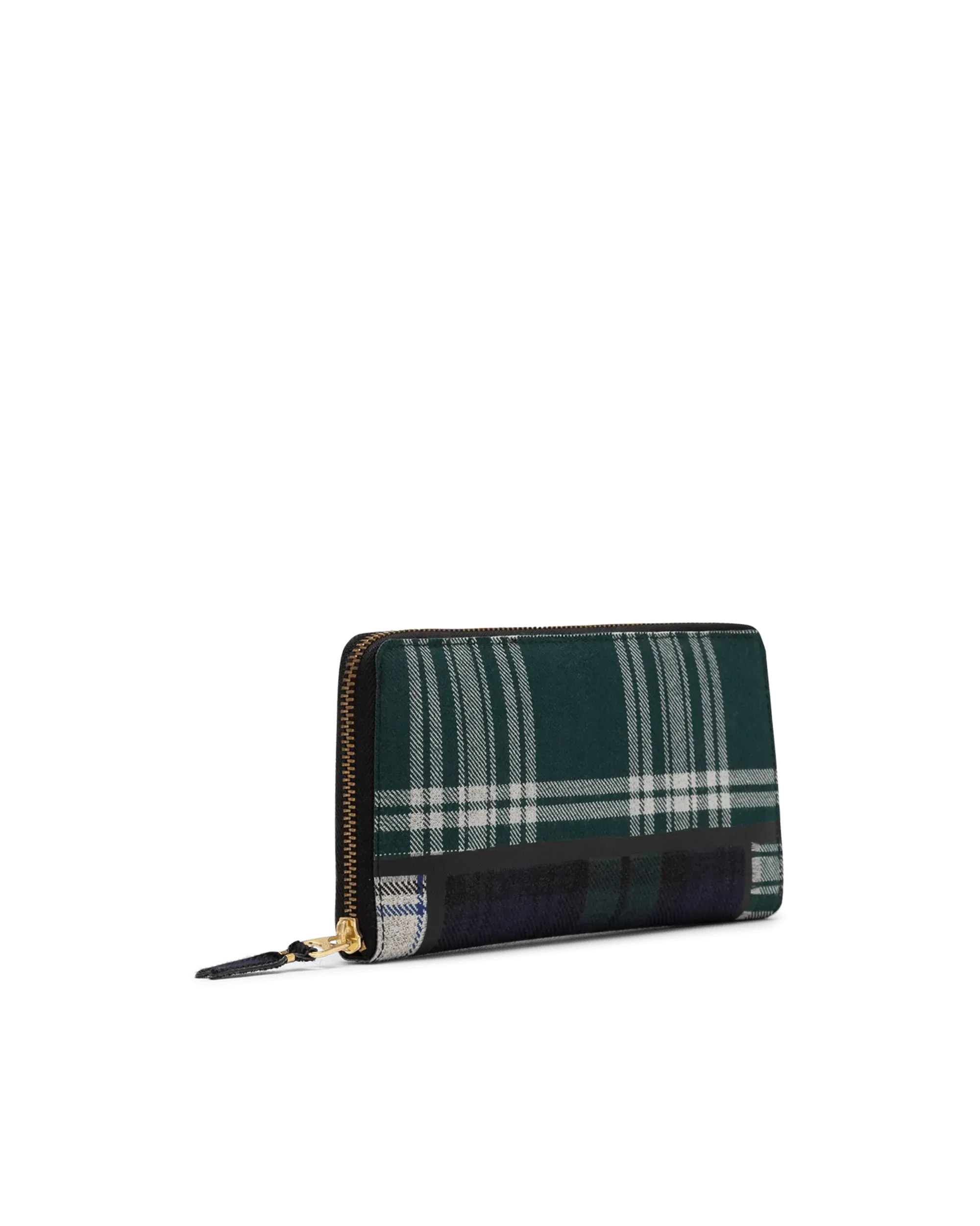 Tartan Patchwork Large Zip Wallet
