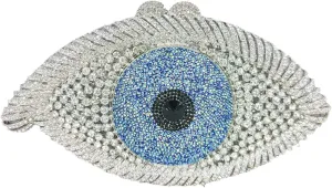 The Evil Eye Crystal Clutch Bags Women Evening Minaudiere Purses and Handbags