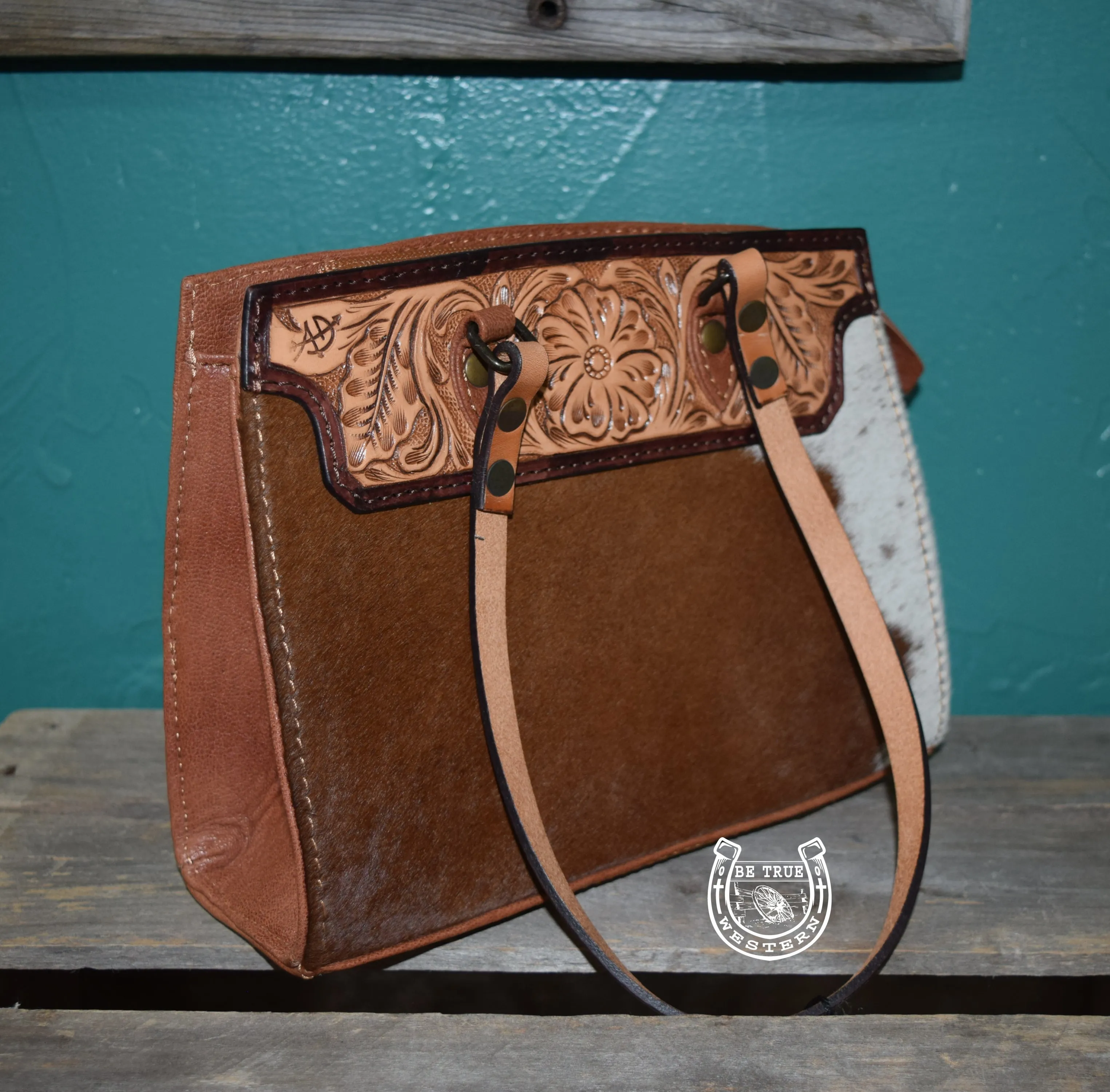 The Genuine White Western Leather Women Bag