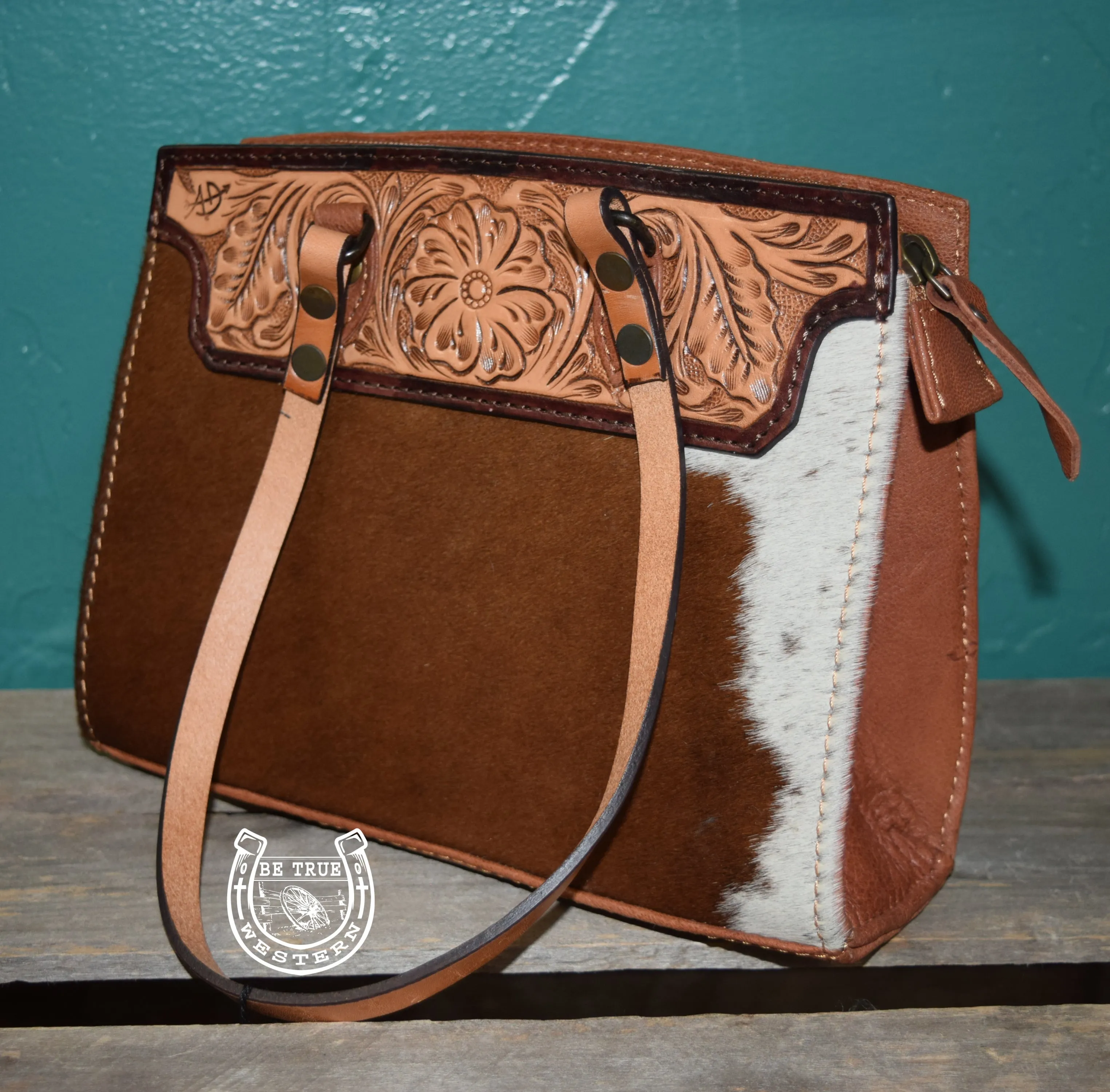 The Genuine White Western Leather Women Bag