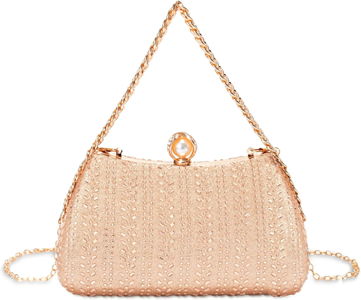 Tmore Clutch Purses for Women Rhinestone Purse with Chain Crystals Handbags for Weddings Party Prom