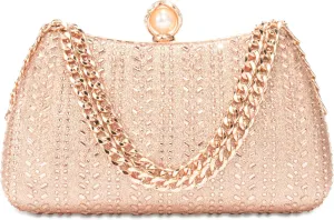 Tmore Clutch Purses for Women Rhinestone Purse with Chain Crystals Handbags for Weddings Party Prom