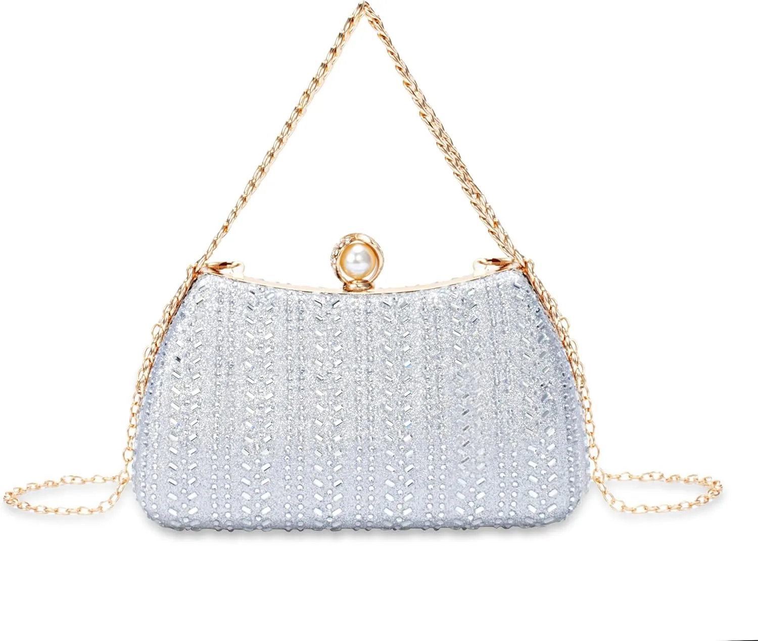 Tmore Clutch Purses for Women Rhinestone Purse with Chain Crystals Handbags for Weddings Party Prom
