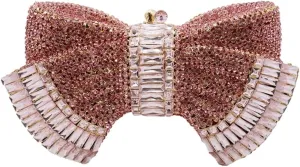 UMREN Women’s Elegant Butterfly Rhinestone Evening Bags Luxury Crystal Clutch Wedding Party Cocktail Handbag Purse