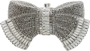 UMREN Women’s Elegant Butterfly Rhinestone Evening Bags Luxury Crystal Clutch Wedding Party Cocktail Handbag Purse