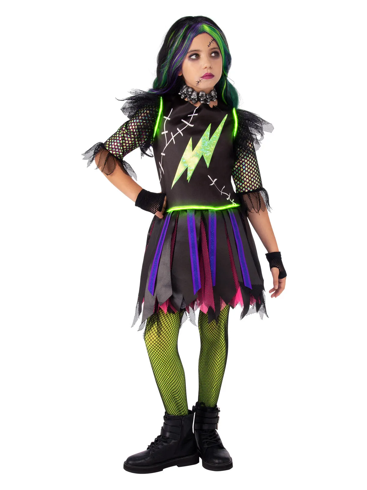 Universal Monsters Frankie Girl Light Up Girl's Costumes