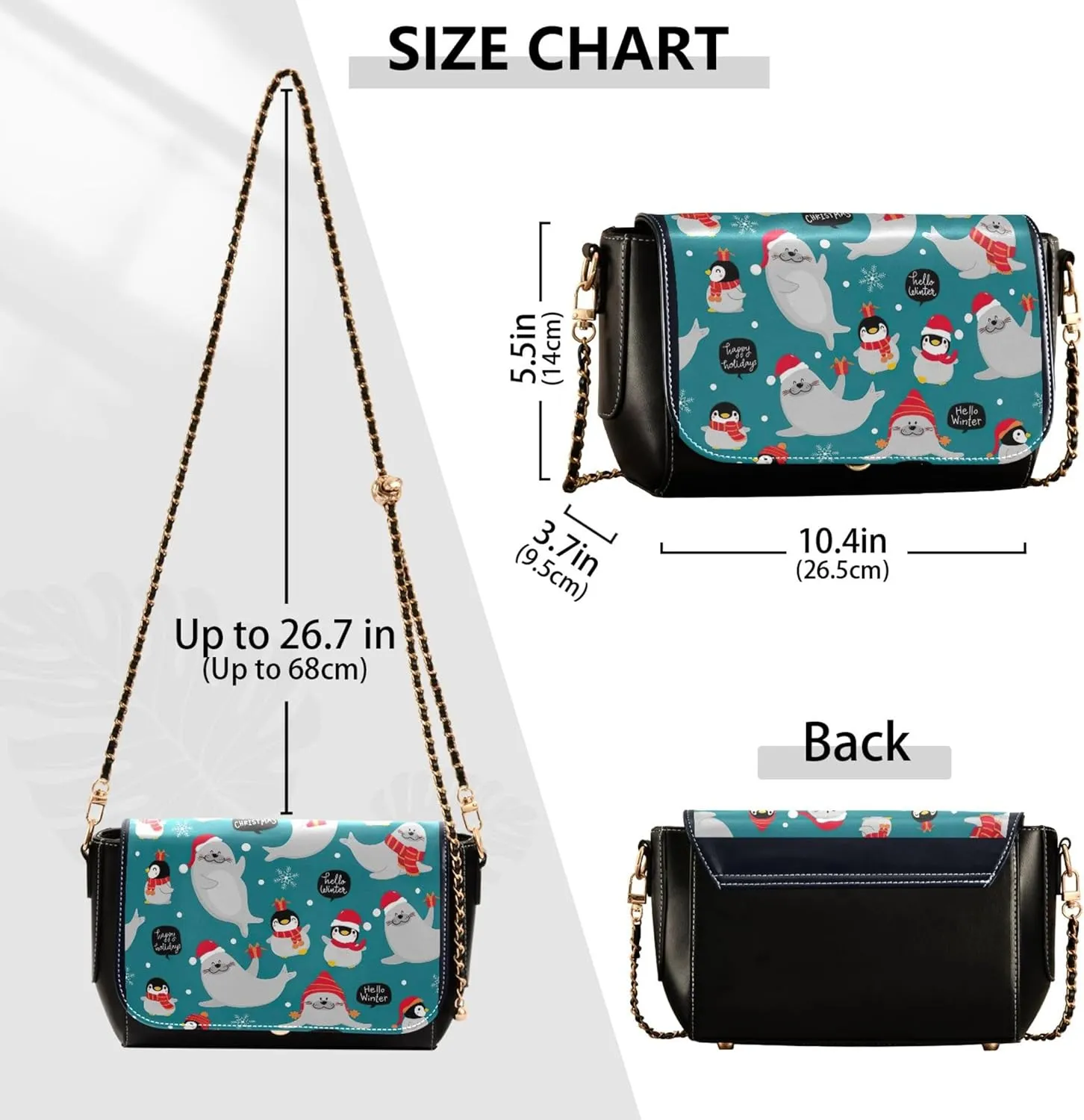 Valentine's Day Red Heart Women Shoulder Leather Bags Waterproof Women Crossbody Purse Medium Handbag with Strap