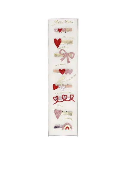Valentine’s Hair Clips