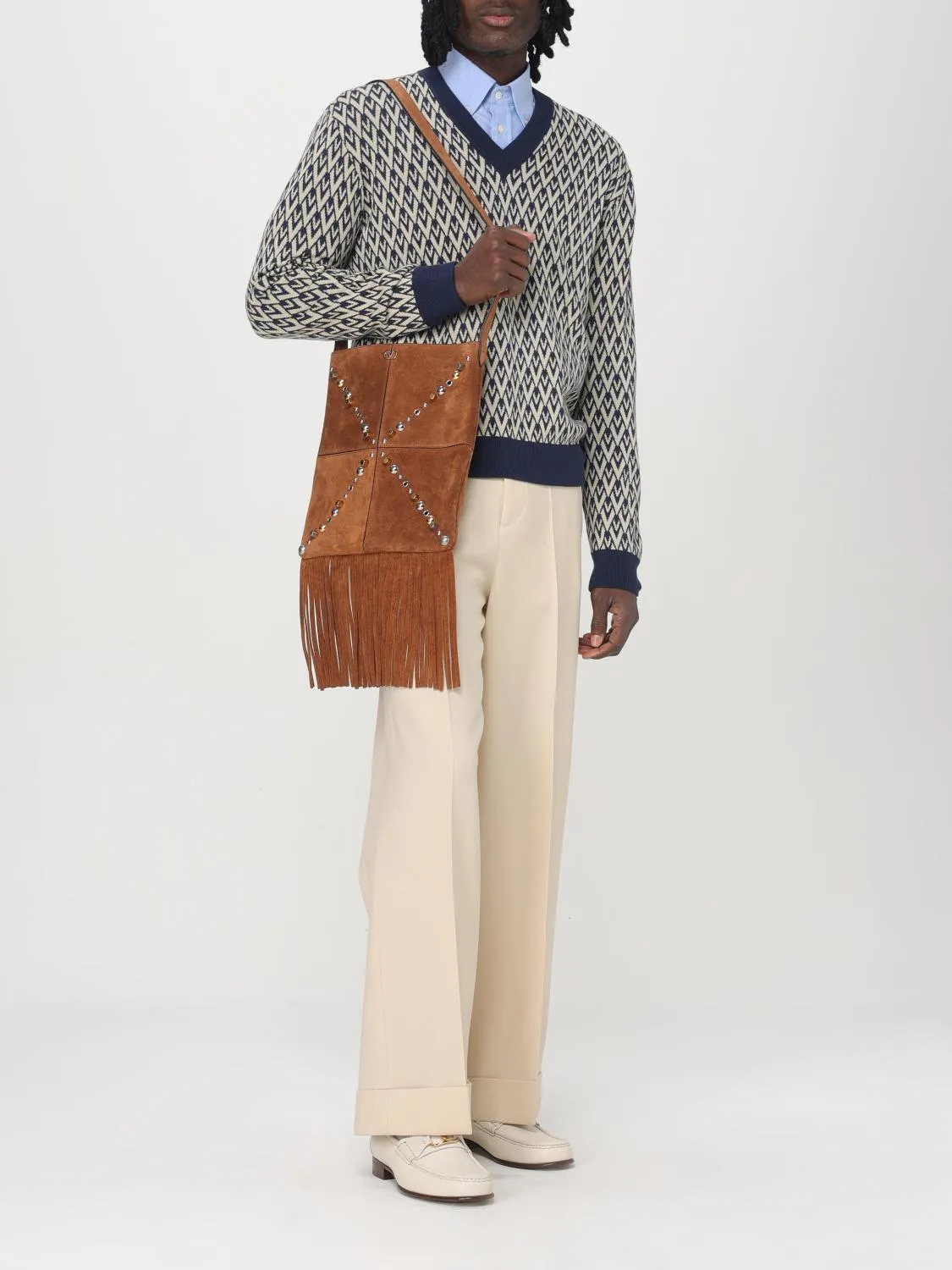 Valentino Garavani Shoulder Bag Men Brown