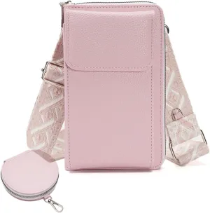 Valentoria Small Crossbody Bag Cell Phone Purse Wallet Leather Card Clutch Handbag for Women