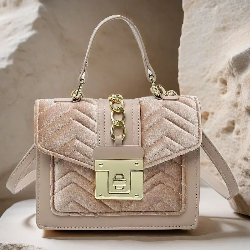 Velvet “It Girl” Handbag Unique Purse