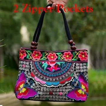 Vintage National Ethnic Embroidery Bags