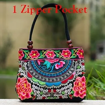 Vintage National Ethnic Embroidery Bags