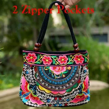 Vintage National Ethnic Embroidery Bags