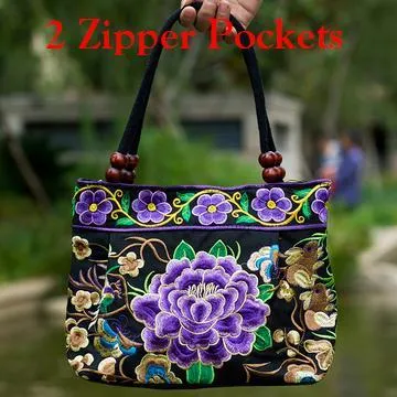 Vintage National Ethnic Embroidery Bags