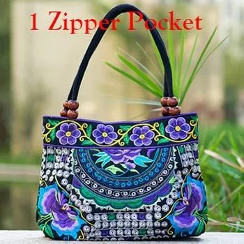 Vintage National Ethnic Embroidery Bags