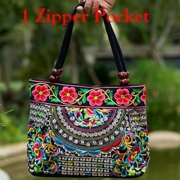 Vintage National Ethnic Embroidery Bags