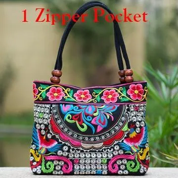 Vintage National Ethnic Embroidery Bags