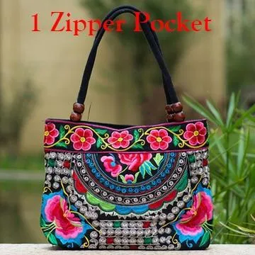 Vintage National Ethnic Embroidery Bags