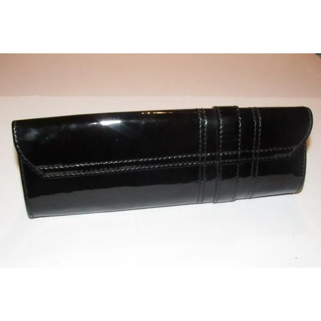 W Clutch Black Leathergold Bow Only today International tracking Gucci Accent Patent