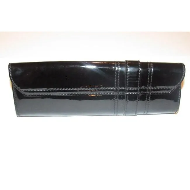 W Clutch Black Leathergold Bow Only today International tracking Gucci Accent Patent