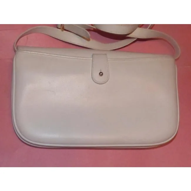 Way Cross First-dibs sale Rich variety Gucci Vintage Body Two Bag Leather White