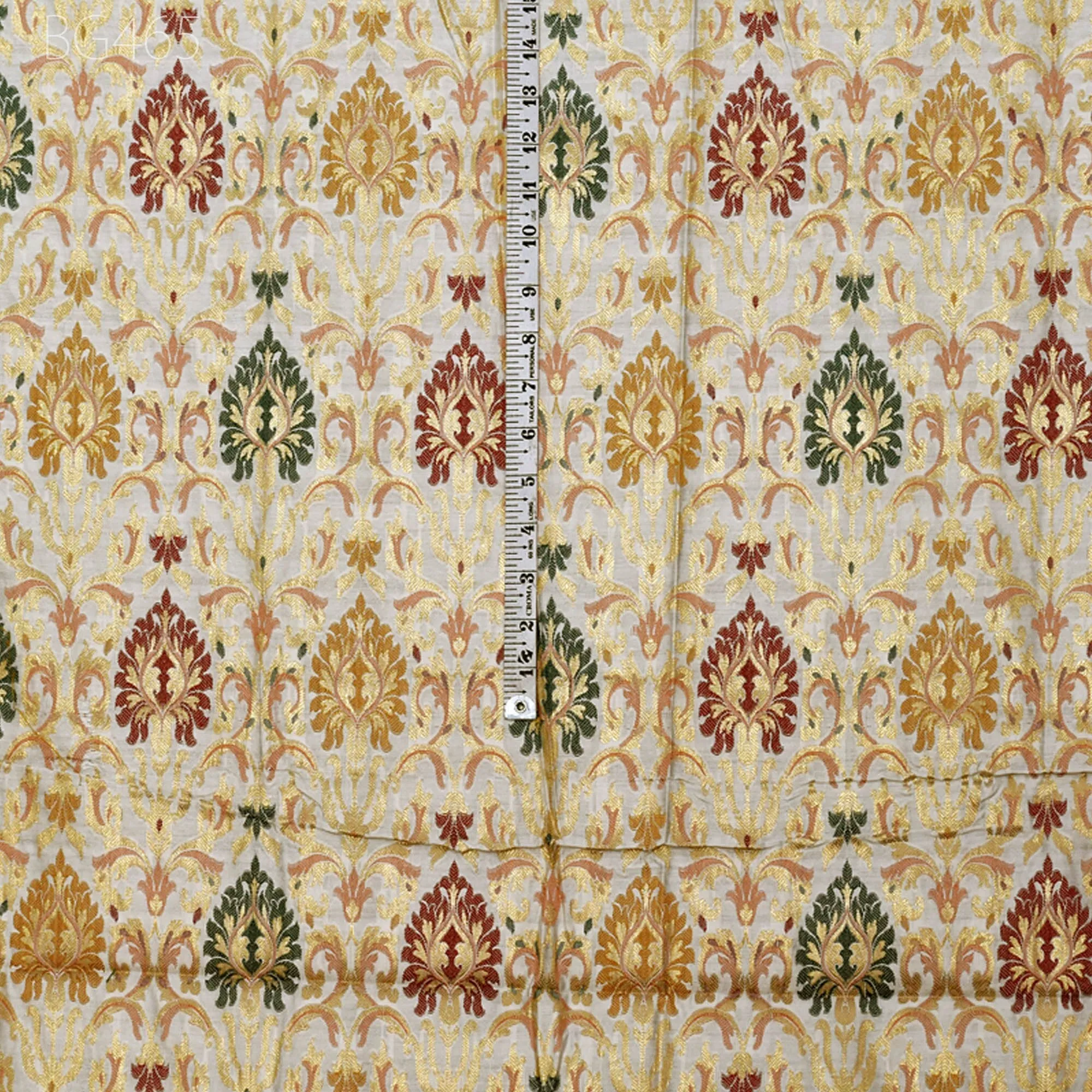 Wedding Dress Indian Costume Brocade By The Yard Banarasi Chanderi Cotton Bridal Lehenga Cushion Cover Home Decor Table Runner Sewing Fabric