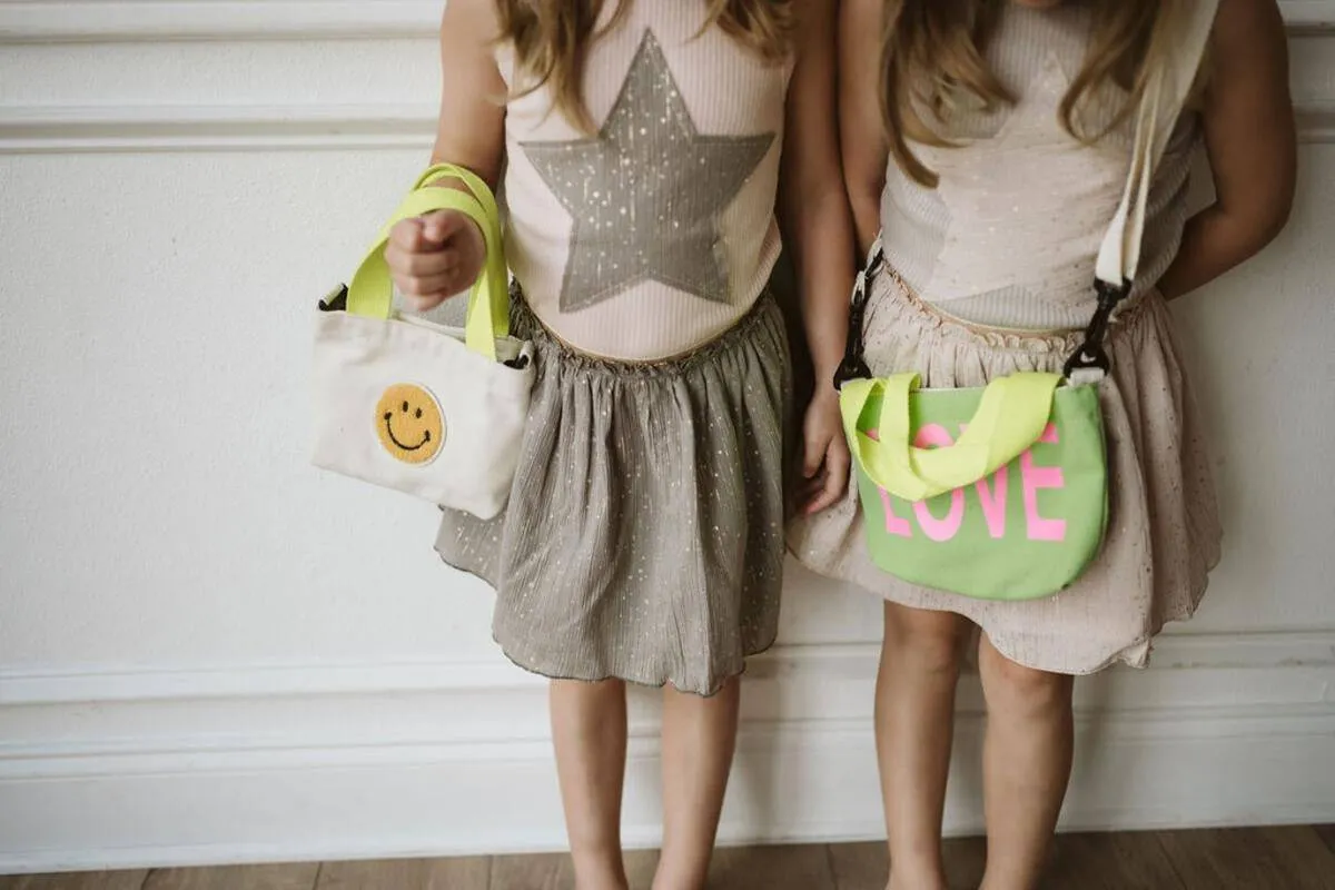 White Love Tote Purse