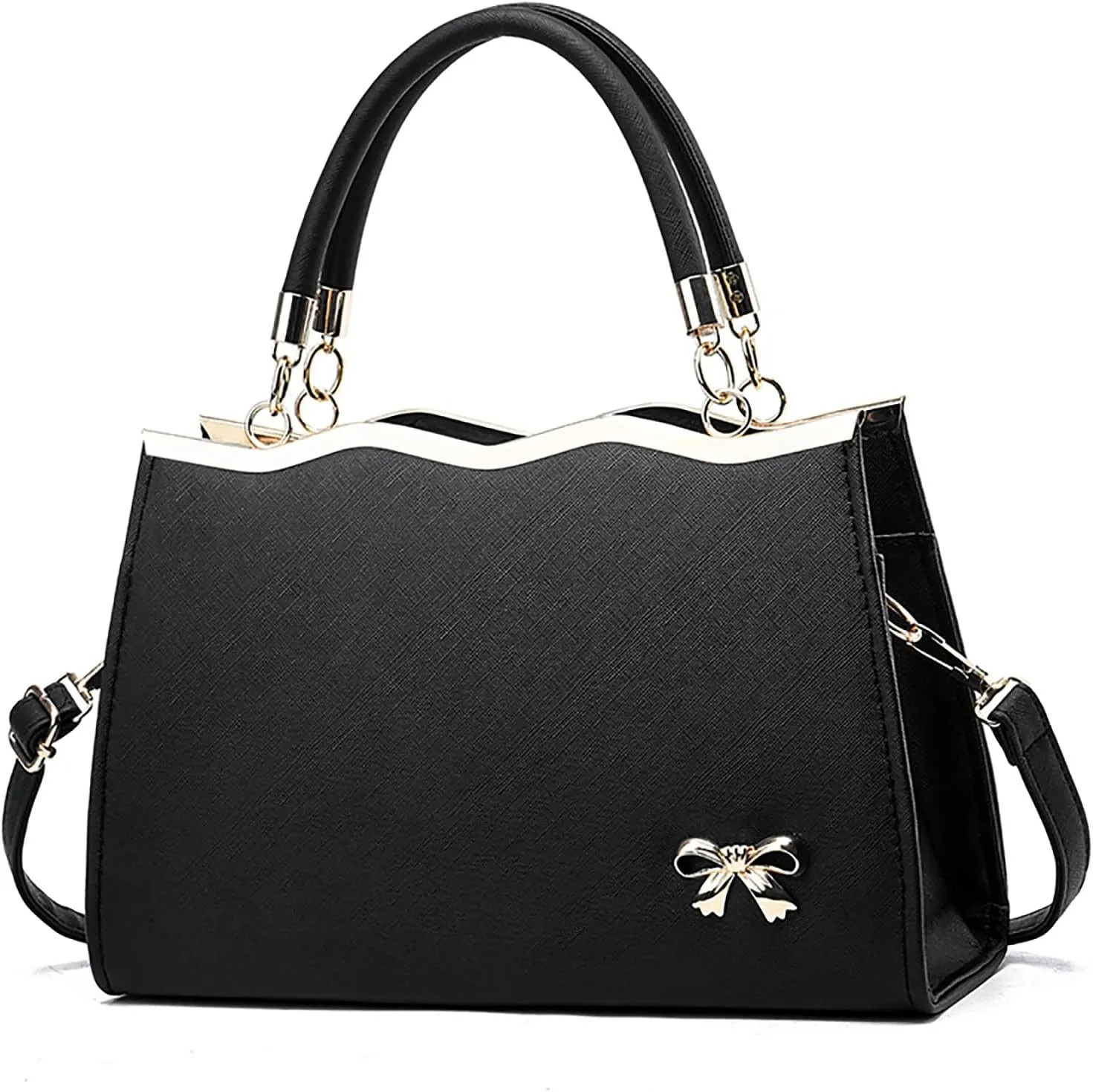 Women Bags New Bags Ladies Trendy Bow Fashion Sports Messenger Shoulder Handbag Rubber Tote Bag