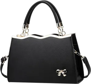 Women Bags New Bags Ladies Trendy Bow Fashion Sports Messenger Shoulder Handbag Rubber Tote Bag