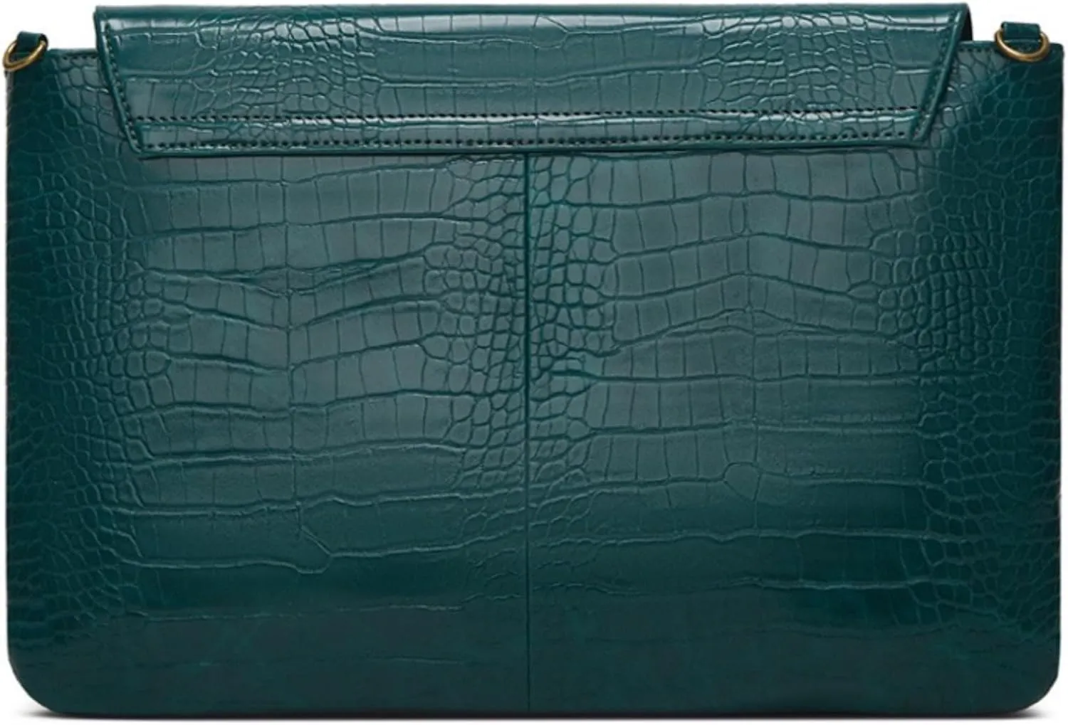 Women Classic Crocodile Pattern Faux Leather Clutch Purse Oversized Female Shoulder Bag Messenger Handbag