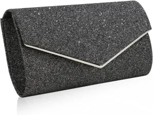 Women Clutch Bag Sequins Evening Bag Bridal Wedding Purse Glitter Sparkly Handbag