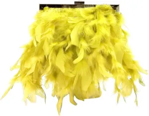 Women Feather Evening Purses and Clutches Exquisite Tassel Pearl Tote Bags for Wedding Banquet Party