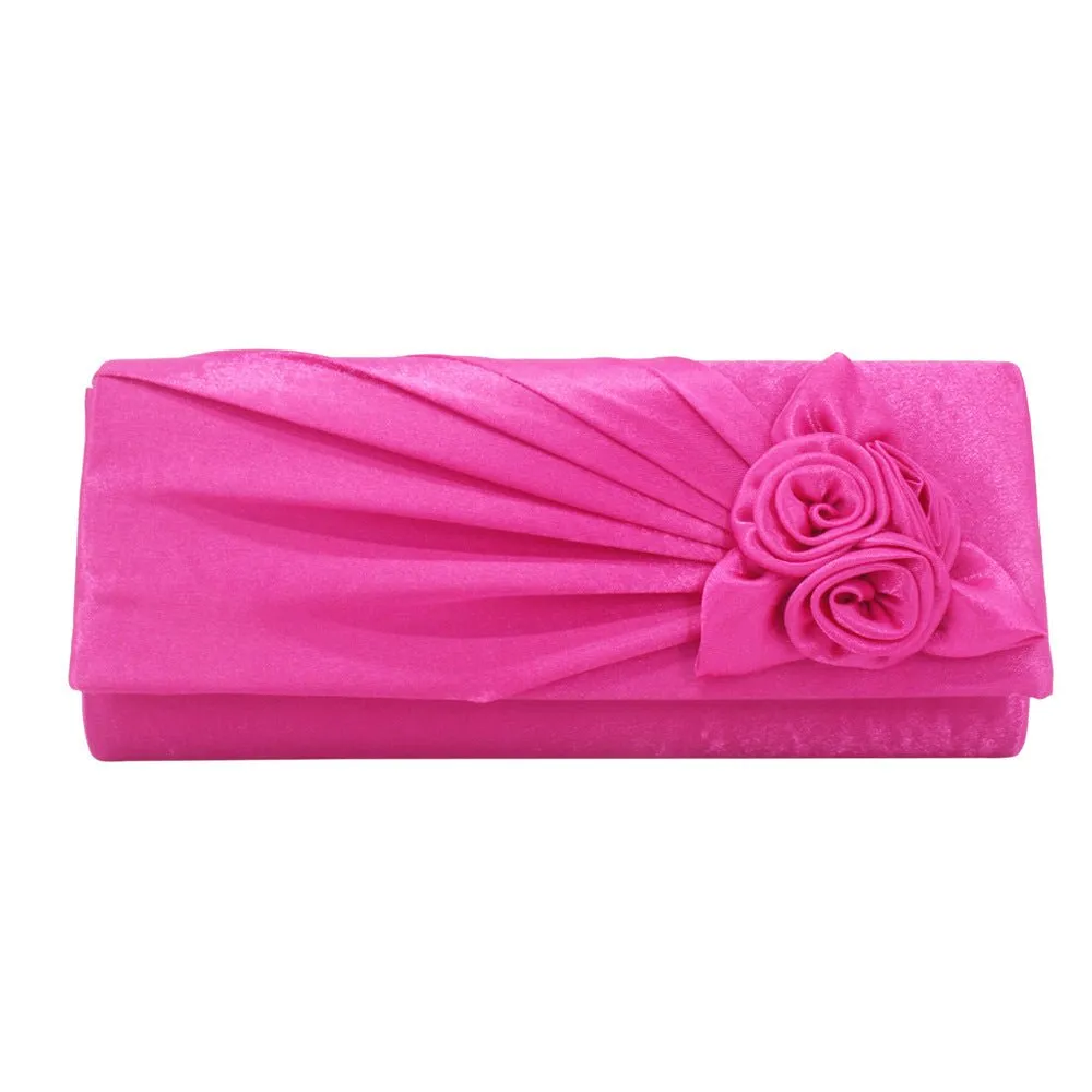 Women Flower Long Evening Bag for Weddings