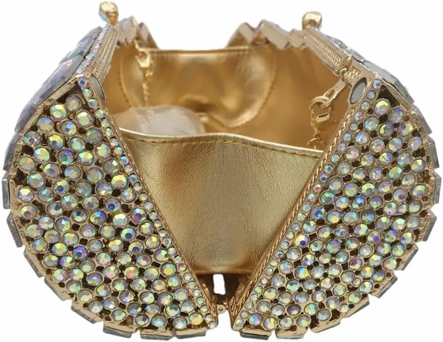 Women Glittering Lipstick Evening Bag Rhinestone Crystal Evening Clutch Vintage Wedding Party Prom Handbag Purses