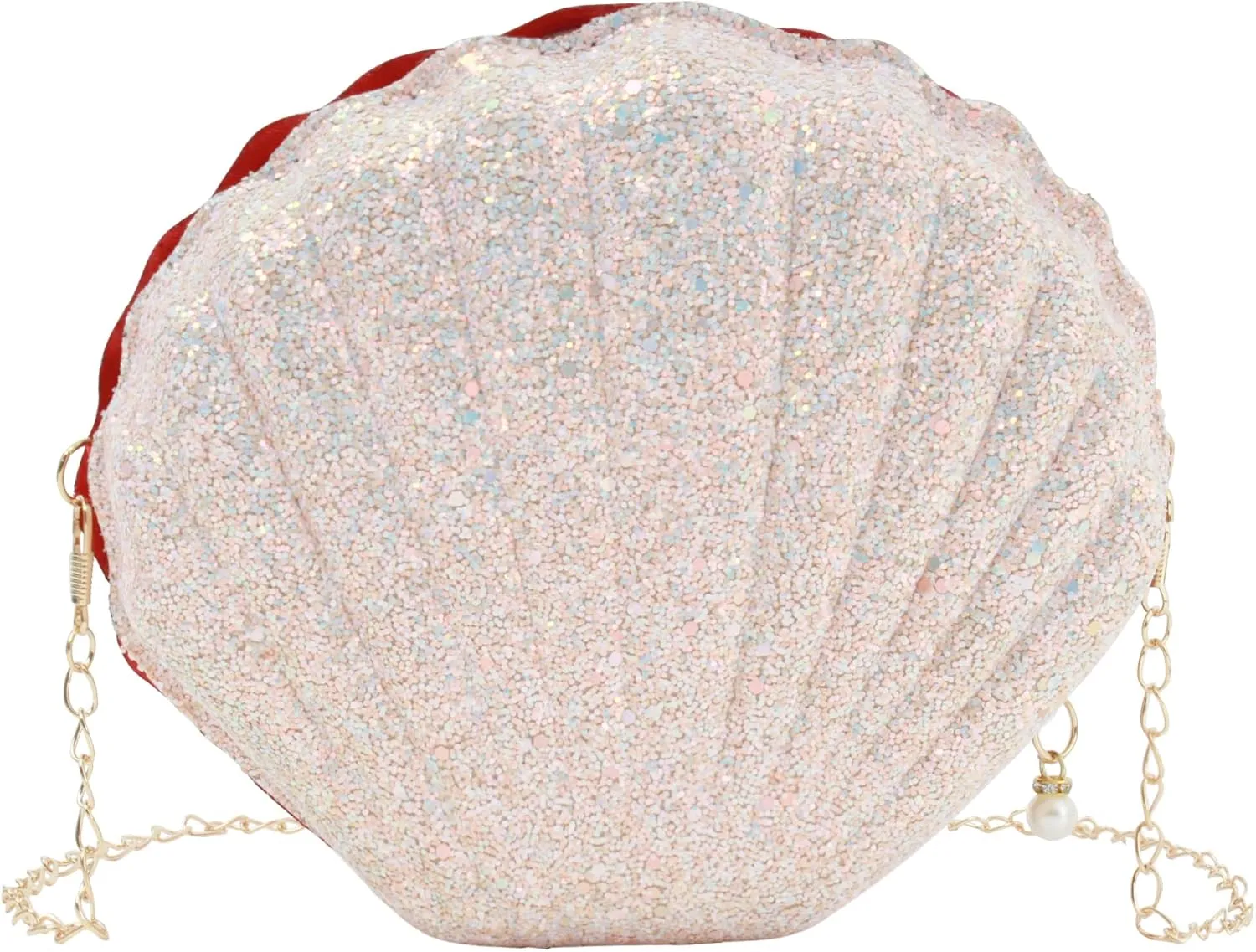 Women Mini Seashell Evening Clutch Handbag Cross-body Bag Shoulder Bag