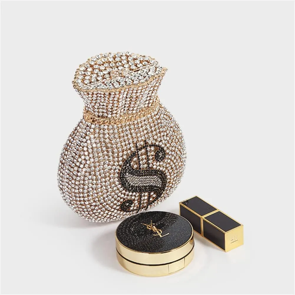 Women Money Pouch Evening Bag Sparkling Crystal Purses Rhinestones Wedding Party Prom Clutch
