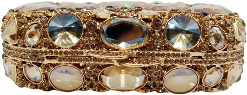 Women Rhinestone Evening Bag Luxury Diamond Clutch Crystal Party Purse Formal Sparkly Handbag for Prom Cocktail