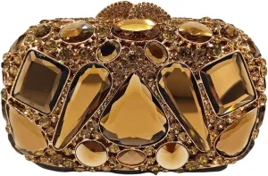 Women Rhinestone Evening Bag Luxury Diamond Clutch Crystal Party Purse Formal Sparkly Handbag for Prom Cocktail