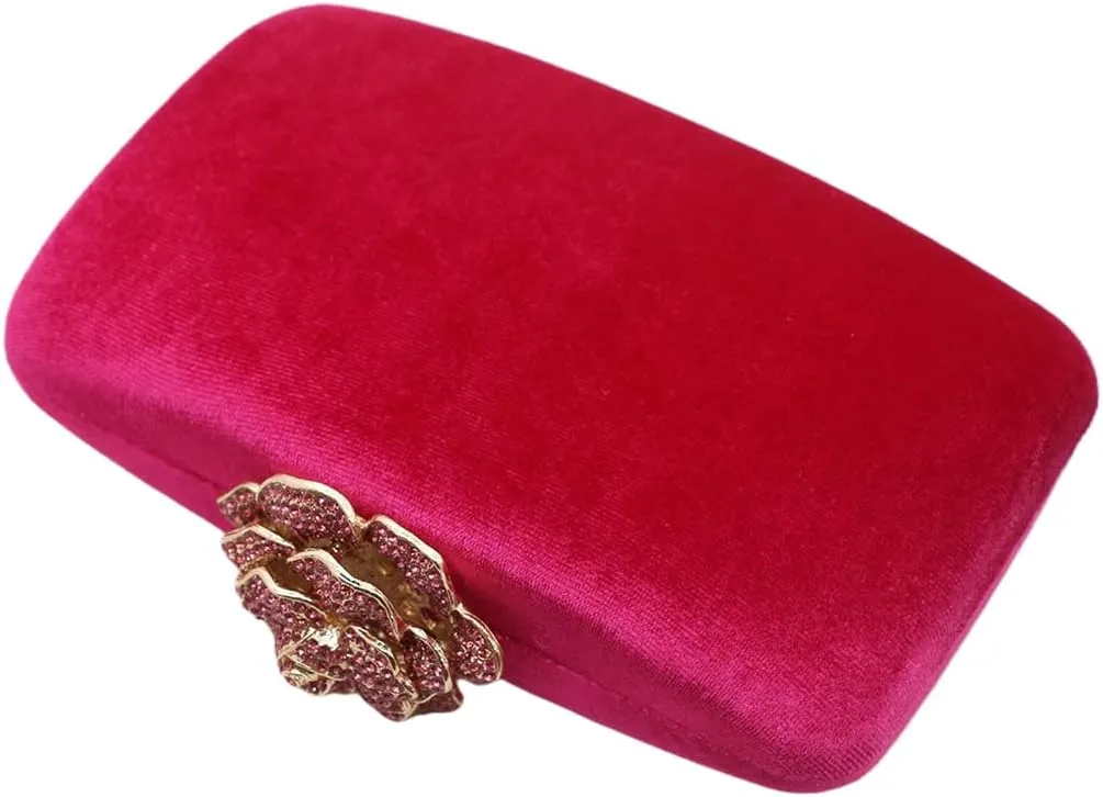 Women Temperament Velvet Banquet Bag Dinner Clutch Party Evening Dress Clutch Bag
