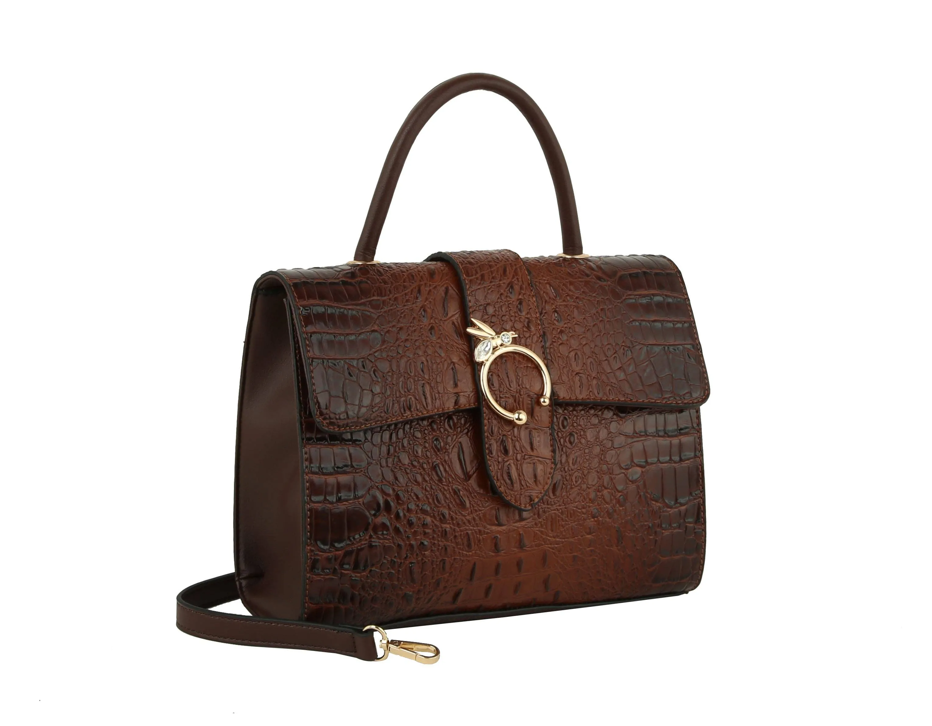 Women Top Handle Satchel Tote Purse Work Handbag: BLUE