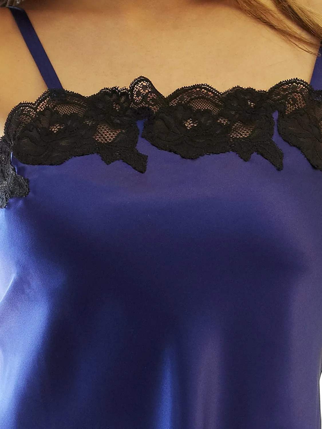 Women's 100% Silk Camisole Top, Lace Trim, Tresor, Wear in or Out, Sleepwear, Lingerie, Beautiful Gift Packaging