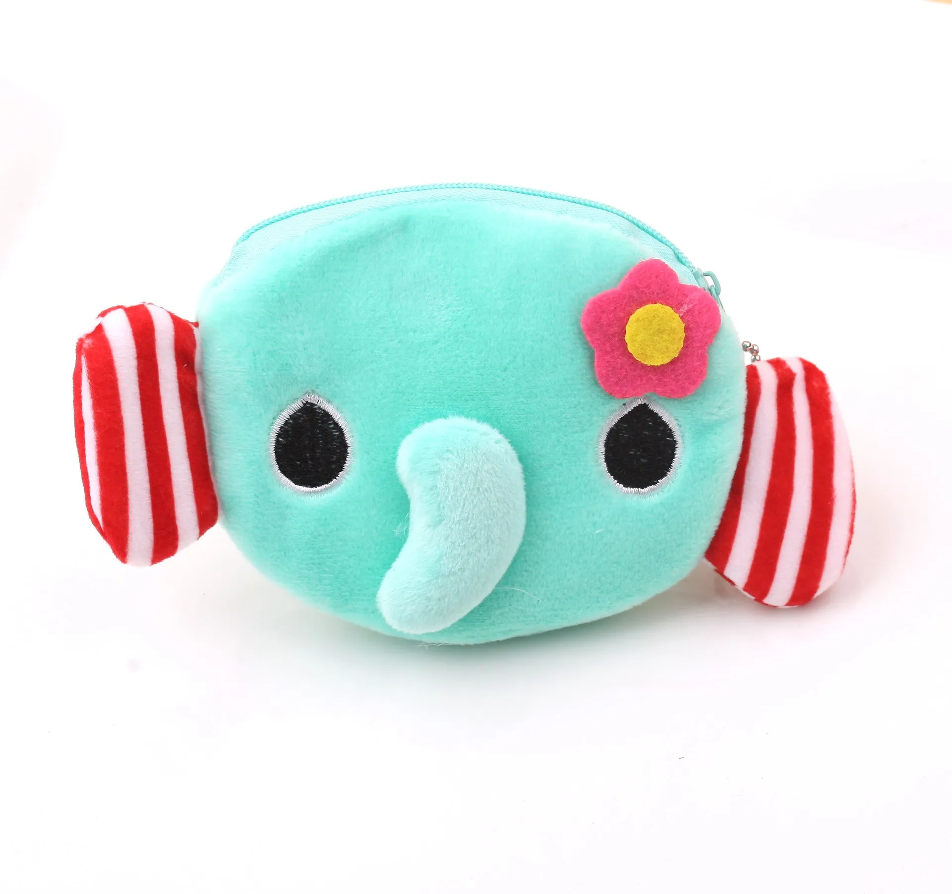 Women's Cute Korean Style Cartoon Cloth Coin Purses