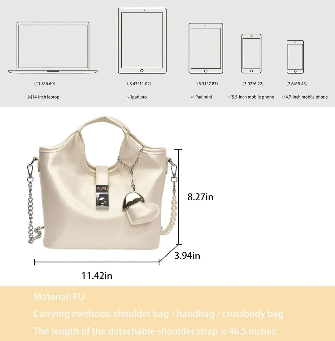Women’s Detachable Strap Handbag – Versatile Purse, Stylish Shoulder Bag with Multiple Carrying Ways